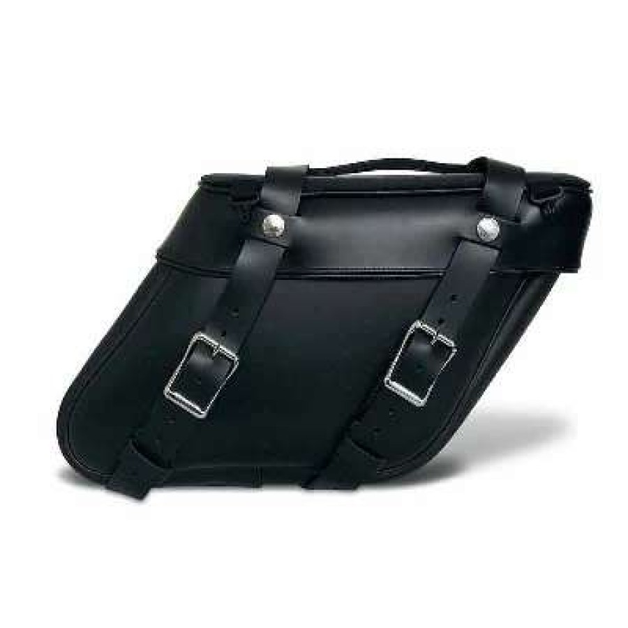 Soft Saddlebags * | Leatherworks Inc. Leatherworks, Inc. Wide Angle Slant Box Top Saddlebags