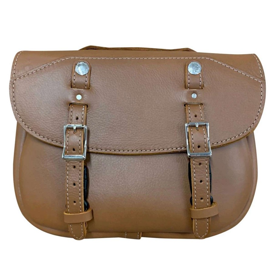 Soft Saddlebags * | Leatherworks Inc. Leatherworks, Inc. Bolt-On Indian Leather Saddlebag