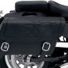 Soft Saddlebags * | Saddlemen Highwayman Tattoo Black Stitch Jumbo Throwover Saddlebags