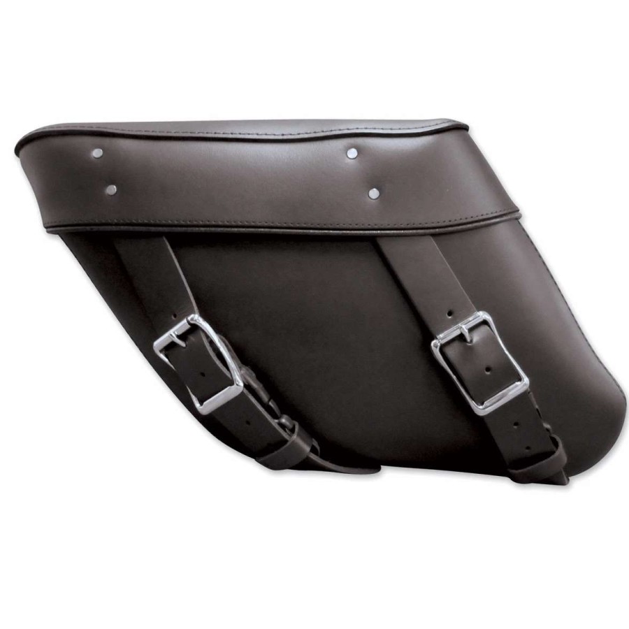 Soft Saddlebags * | Leatherworks Inc. Leatherworks, Inc. Large Wide Angle Economy Throwover Saddlebag