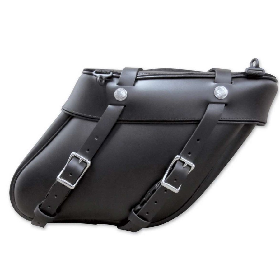 Soft Saddlebags * | Leatherworks Inc. Leatherworks, Inc. Wide Angle Box Top Saddlebags