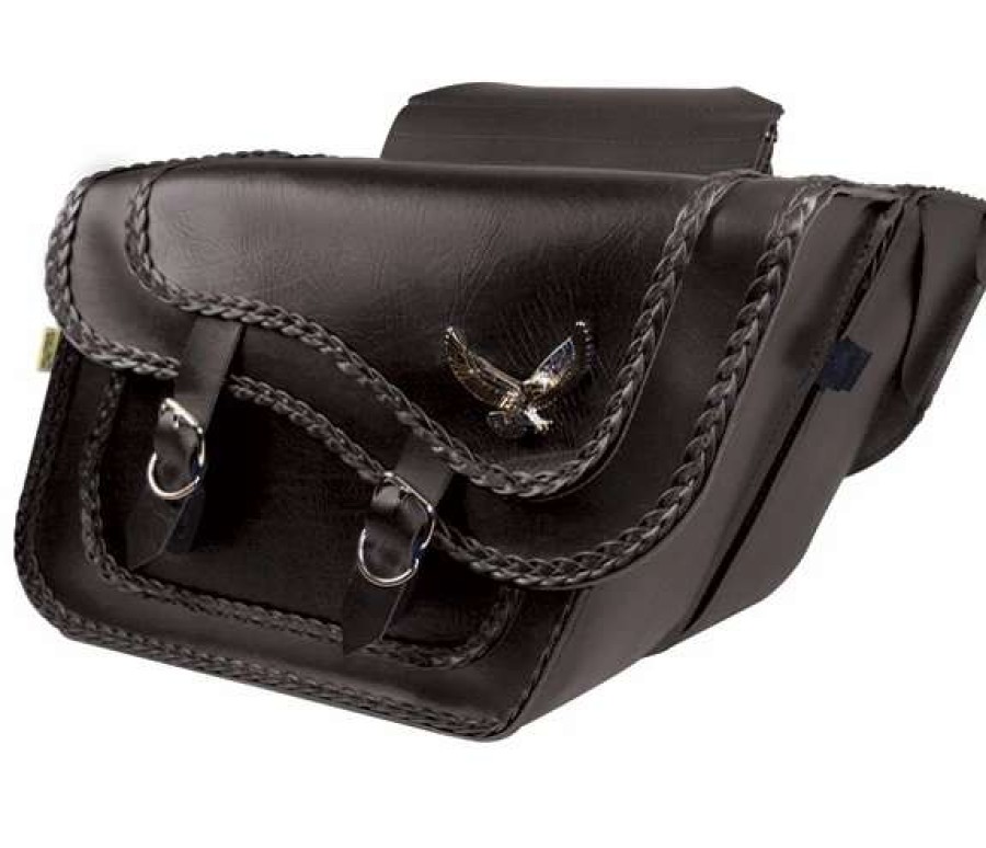 Soft Saddlebags * | Willie And Max Willie & Max Gold & Silver Eagle Super Black Magic Collection Saddlebags