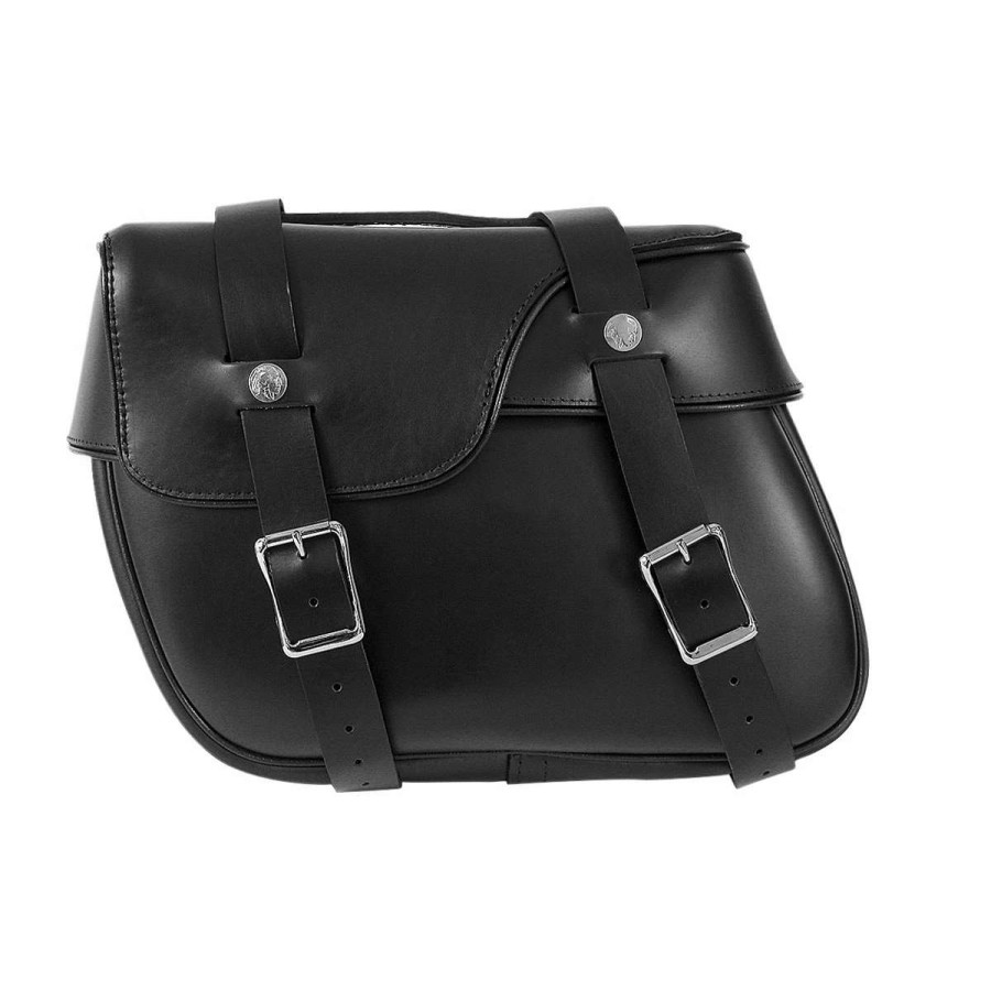 Soft Saddlebags * | Leatherworks Inc. Leatherworks, Inc. Angle Split Lid Box Saddlebags