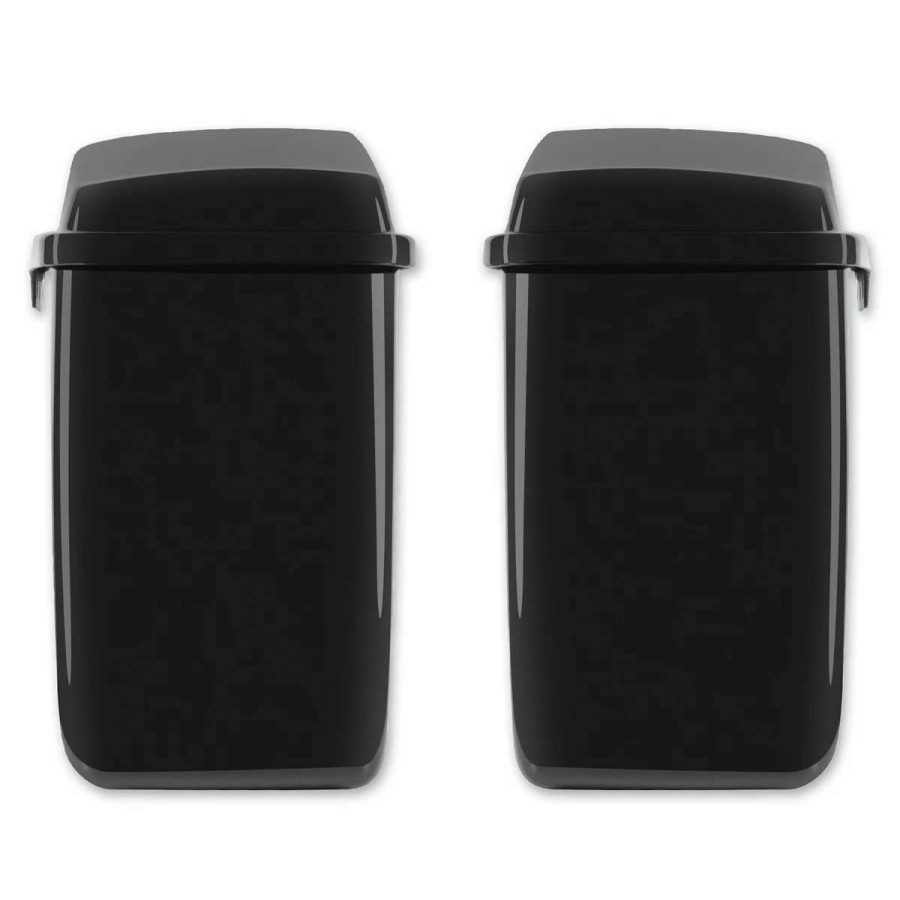 Hard Saddlebags * | Hogworkz Vivid Black Oem Replacement Saddlebags With Lids