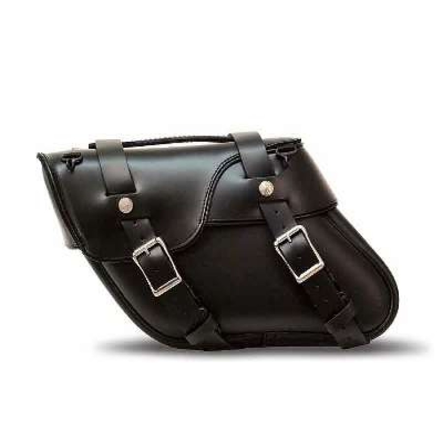 Soft Saddlebags * | Leatherworks Inc. Leatherworks, Inc. Angle Split Lid Saddlebags