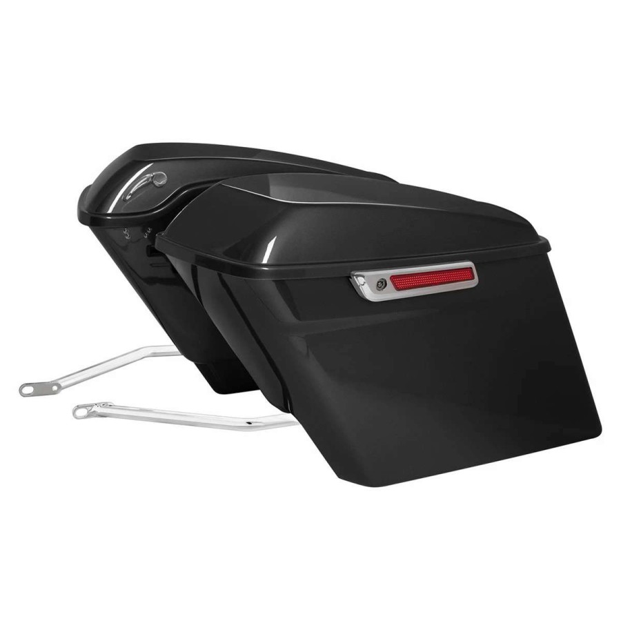 Hard Saddlebags * | Hogworkz Stretched Saddlebag Conversion Kit With Chrome Brackets