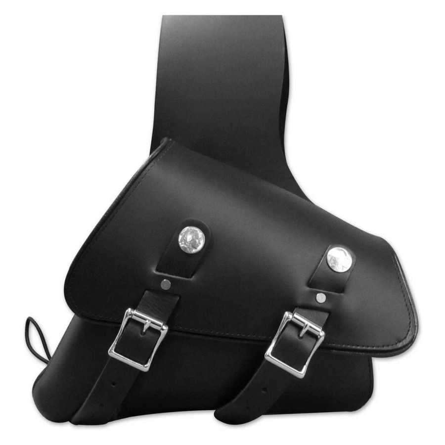 Soft Saddlebags * | Leatherworks Inc. Leatherworks, Inc. Black Throwover Saddlebags