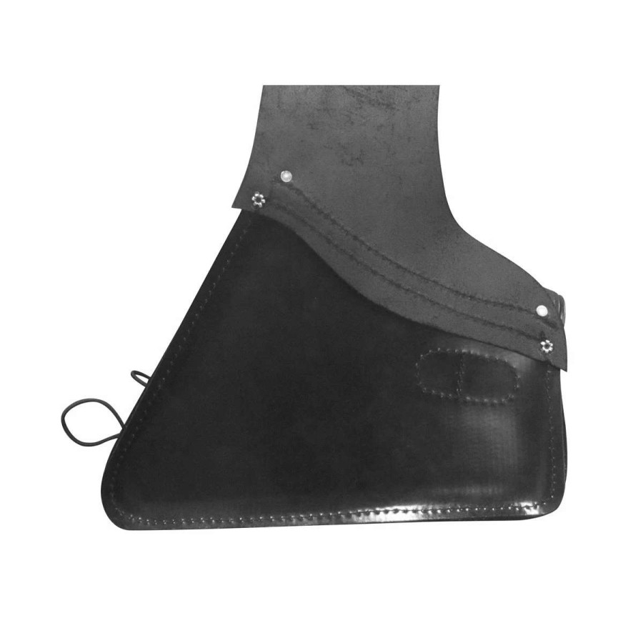 Soft Saddlebags * | Leatherworks Inc. Leatherworks, Inc. Black Throwover Saddlebags