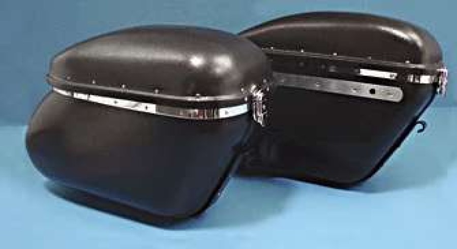 Hard Saddlebags * | V-Twin Manufacturing Replica 'Bubble' Saddlebag Set