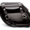 Soft Saddlebags * | Leatherworks Inc. Leatherworks, Inc. Slanted Saddlebags