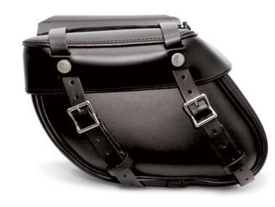 Soft Saddlebags * | Leatherworks Inc. Leatherworks, Inc. Slanted Saddlebags