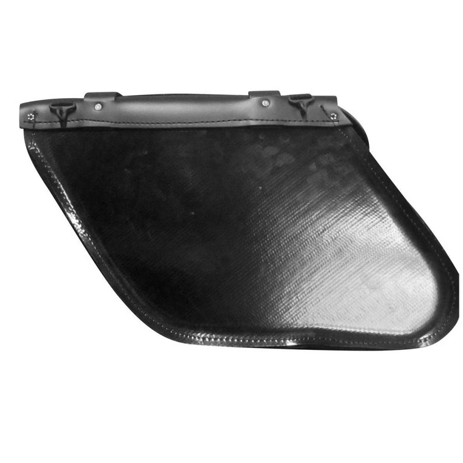 Soft Saddlebags * | Leatherworks Inc. Leatherworks, Inc. Wide Angle Slant Box Top Studded Saddlebags