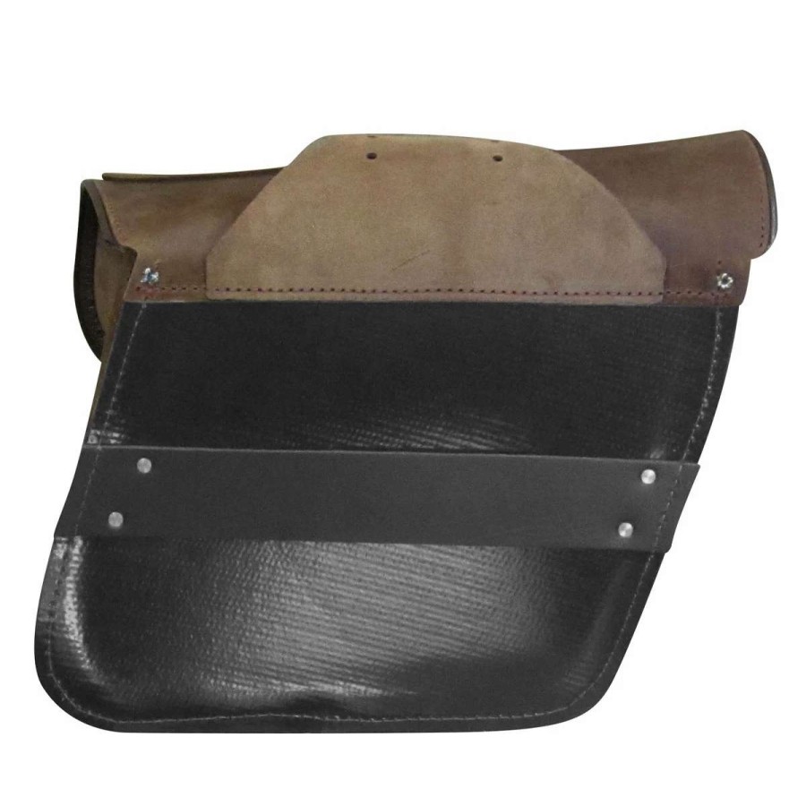 Soft Saddlebags * | Leatherworks Inc. Leatherworks, Inc. Distressed Brown Throwover Saddlebags