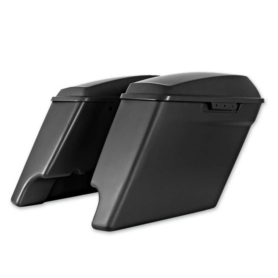 Hard Saddlebags * | Hogworkz 4 Unfinished Extended Saddlebags With Dual Cut Out