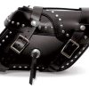 Soft Saddlebags * | Leatherworks Inc. Leatherworks, Inc. Angle Split Lid Box Studded Saddlebags