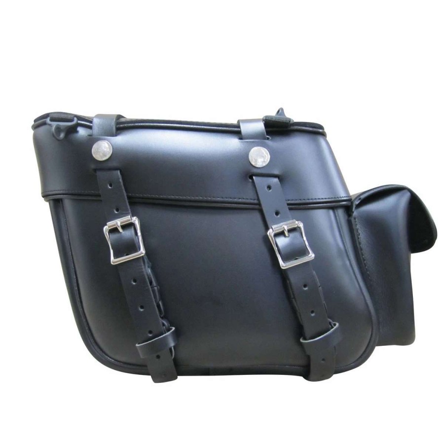 Soft Saddlebags * | Leatherworks Inc. Leatherworks, Inc. Deluxe Box Top Saddlebags