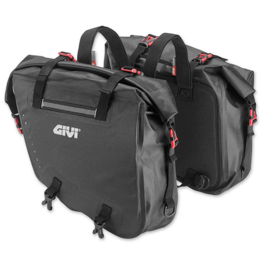 Soft Saddlebags * | Givi Grt718 Gravel-T 15 Liter Waterproof Saddlebags