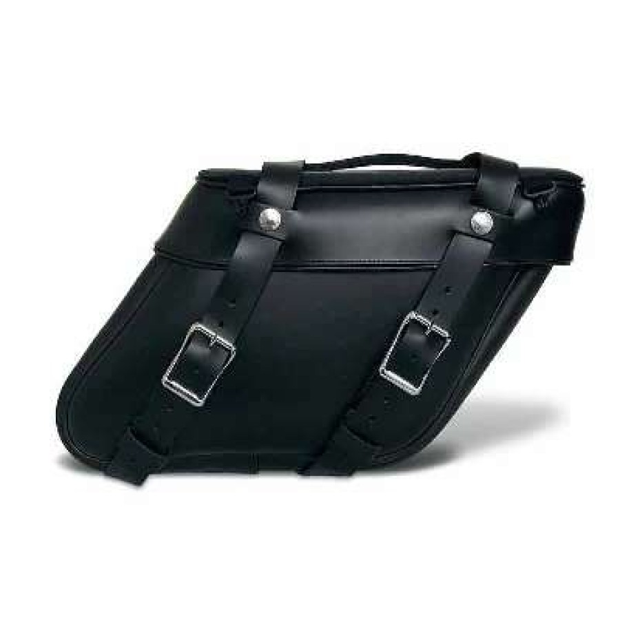 Soft Saddlebags * | Leatherworks Inc. Leatherworks, Inc. Wide Angle Slant Box Top Saddlebags