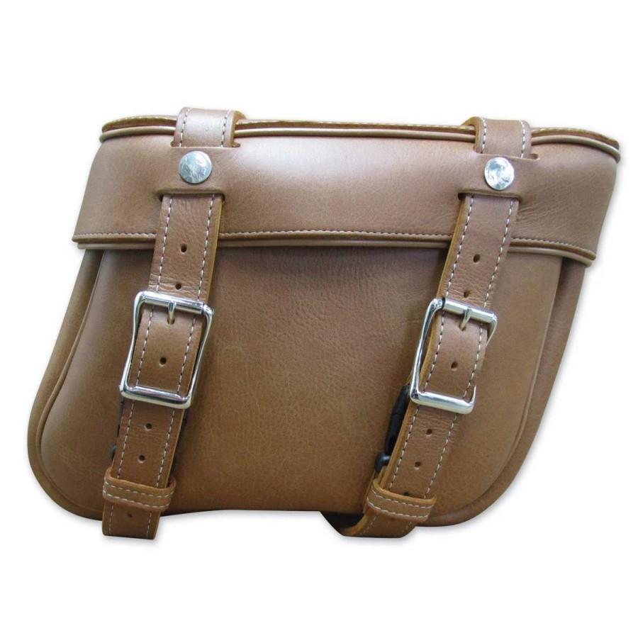 Soft Saddlebags * | Leatherworks Inc. Leatherworks, Inc. Indian Brown Bolt-On Saddlebags