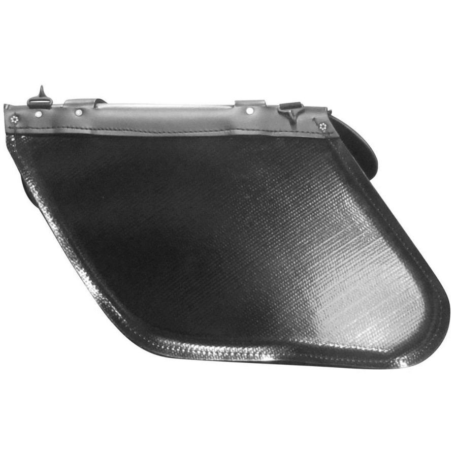 Soft Saddlebags * | Leatherworks Inc. Leatherworks, Inc. Angle Split Lid Studded Saddlebags