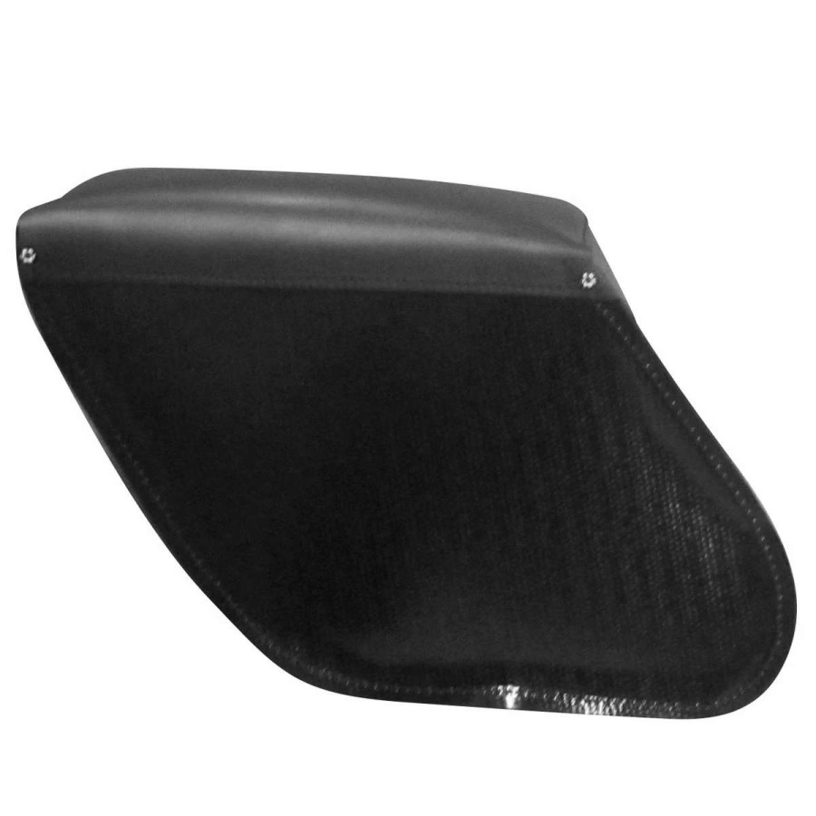 Soft Saddlebags * | Leatherworks Inc. Leatherworks, Inc. Wide Angle Black Economy Bolt-On Saddlebag