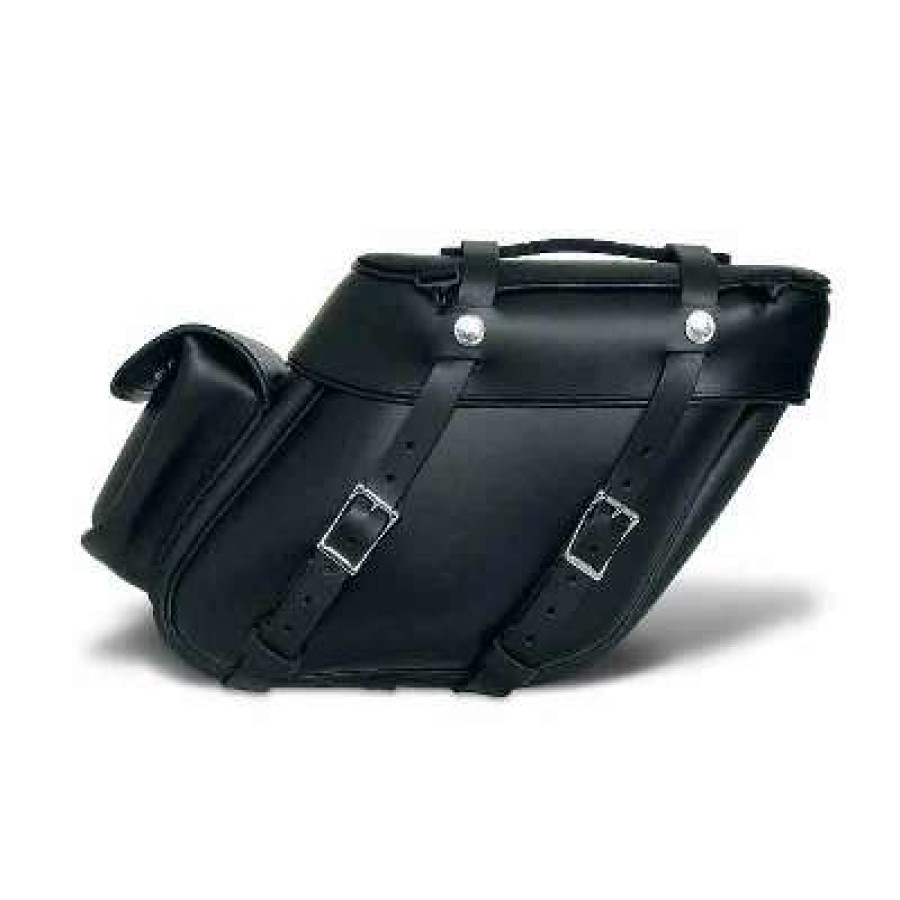 Soft Saddlebags * | Leatherworks Inc. Leatherworks, Inc. Wide Angle Box Top Saddlebags